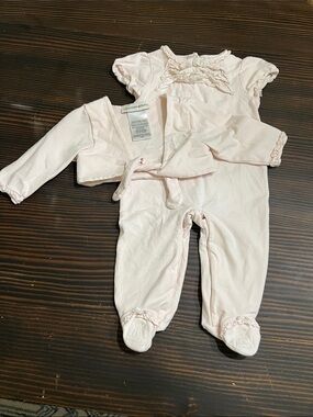 Juicy Couture Pink Footed One-Piece with Wrap Jacket